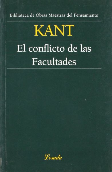 EL CONFLICTO DE LAS FACULTADES