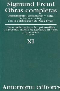 O.C FREUD 11 CINCO CONFERENCIAS SOBRE PSICOANALISIS. 9789505185870