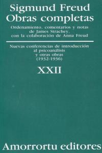 O.C FREUD 22 NUEVAS CONFERENCIAS DE INTR. PSICOANALISIS