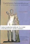 CUESTIONES DE HERMENEUTICA DE NIETZSCHE