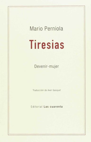 TIRESIAS     DEVENIR-MUJER. 9789871501786