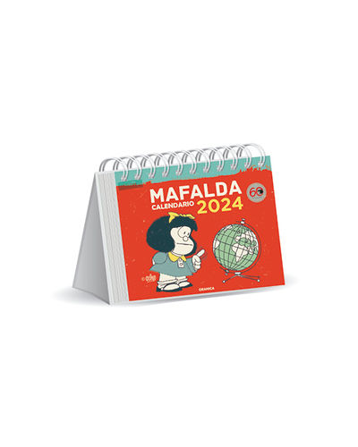 CALENDARIO 2024 MAFALDA. ESCRITORIO ROJO. 9789878935683