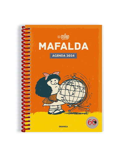 MAFALDA 2024, ANILLADA MÓDULOS ANARANJADO. 9789878935751