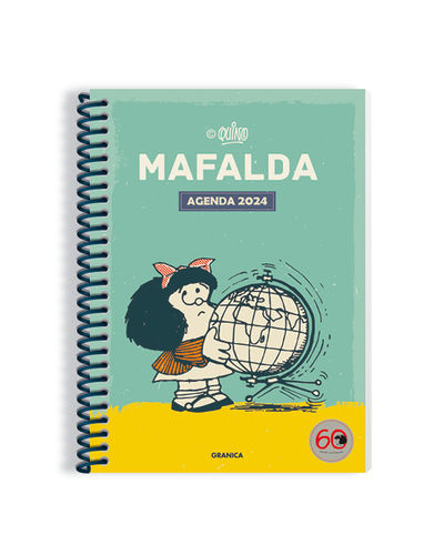 MAFALDA 2024, ANILLADA MÓDULOS TURQUESA. 9789878935768