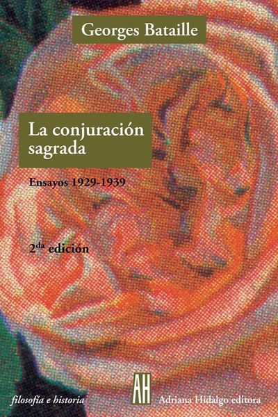 CONJURACION SAGRADA ENSAYOS 1929 1939. 9789879396902