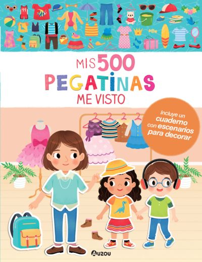 500 PEGATINAS. ME VISTO. AUZOU.