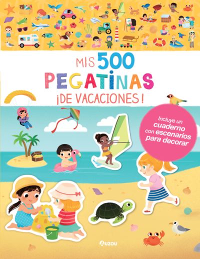 500 PEGATINAS.  VACACIONES. AUZO