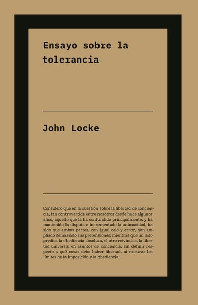 ENSAYO SOBRE LA TOLERANCIA